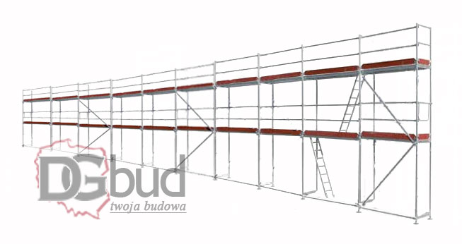 Rusztowanie elewacyjne plettac 192m2