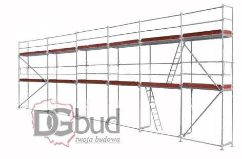 Rusztowanie fasadowe plettac 115m2